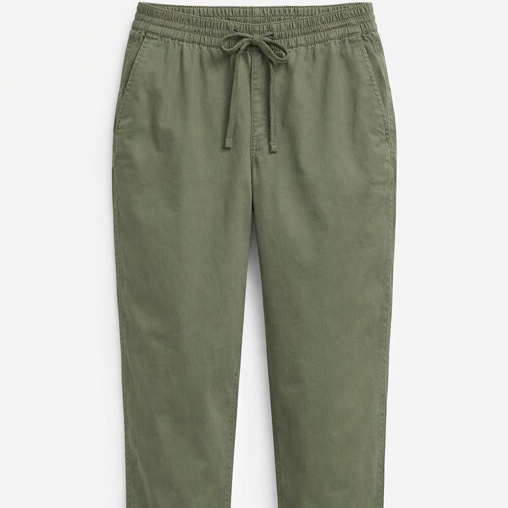 Old Navy Olive Green Drawstring Pull-On Pants Size 10